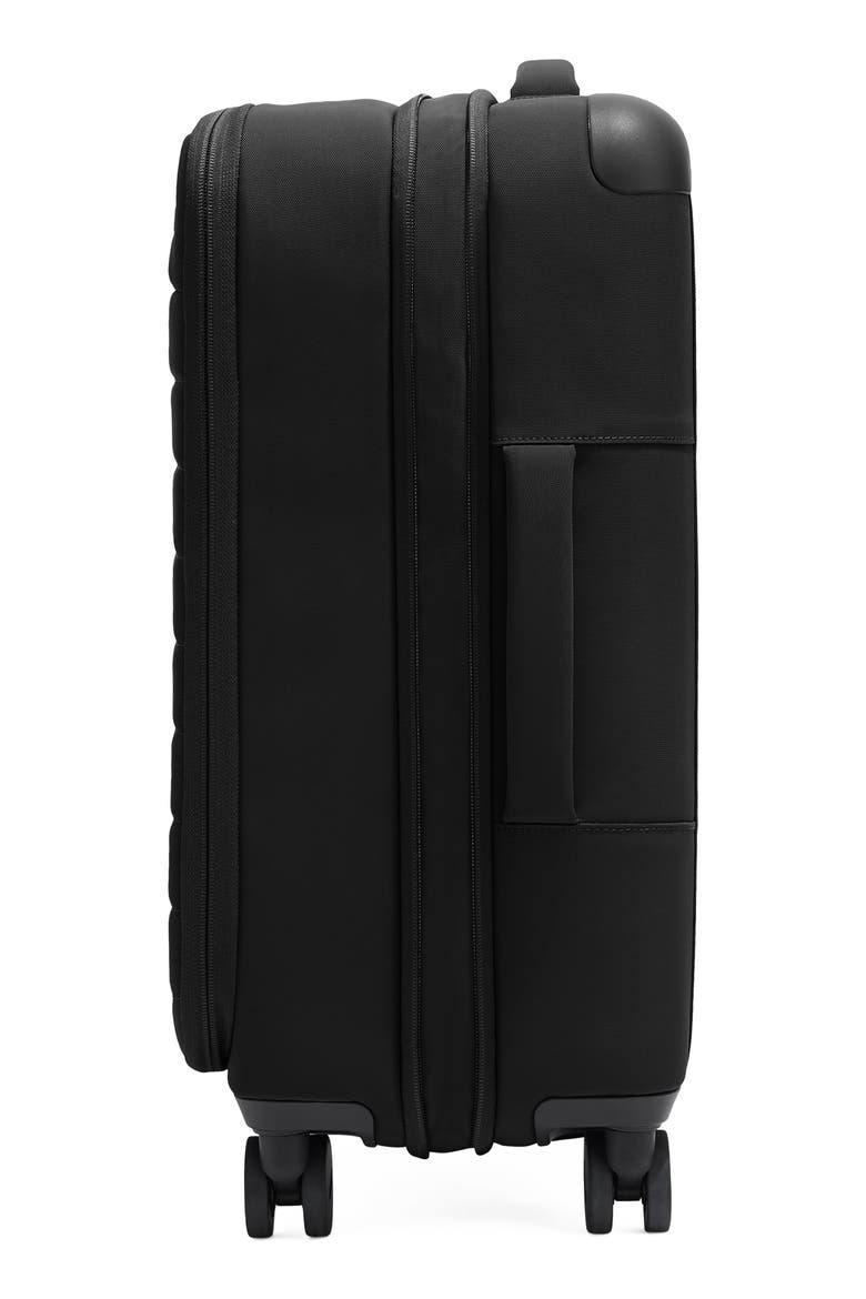 The Softside Bigger Carry-On Suitcase, Alternate, color, JET BLACK