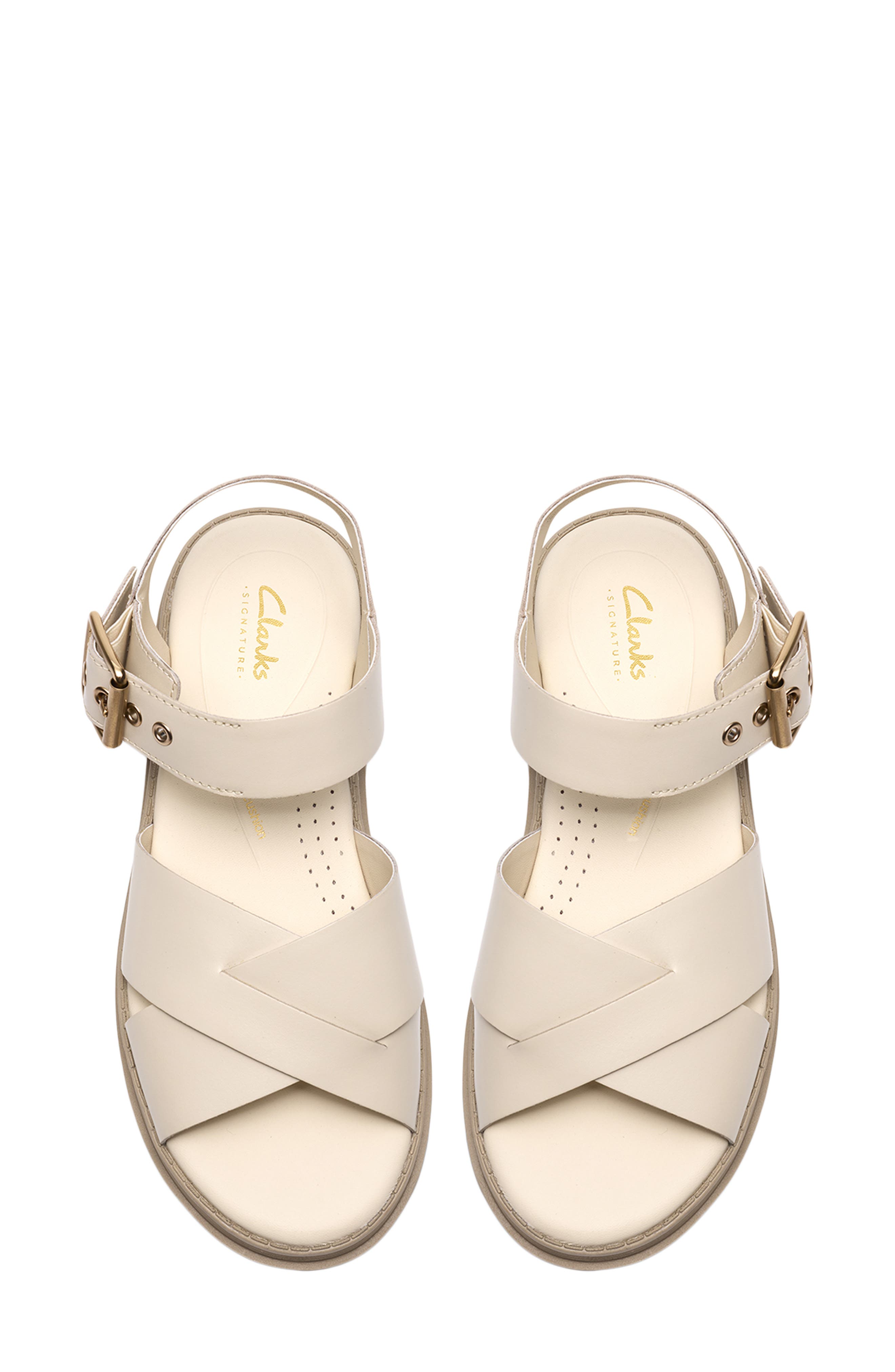 Clarks<sup>®</sup> Orinoco 3 Sandal, Alternate, color, Cream Leather