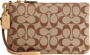 COACH Signature Jacquard Essential Small Wristlet
