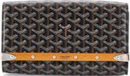 Pre-Owned Goyard Monte Carlo Clutch with Strap Coated Canvas PM