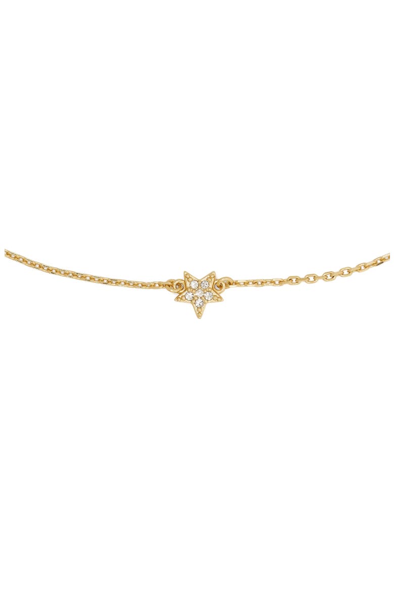 you're a gem mini star pavé bracelet, Alternate, color, CLEAR/ GOLD