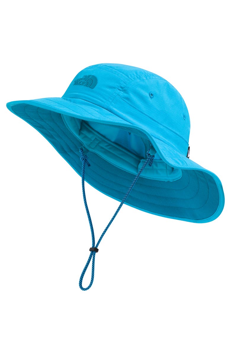 The North Face Kids' Class V Brimmer Sun Hat, Main, color, Meridian Blue Logo Weather