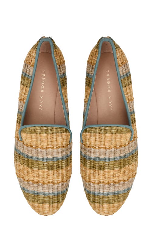 Jack Rogers Bradley Raffia Loafer In Multi
