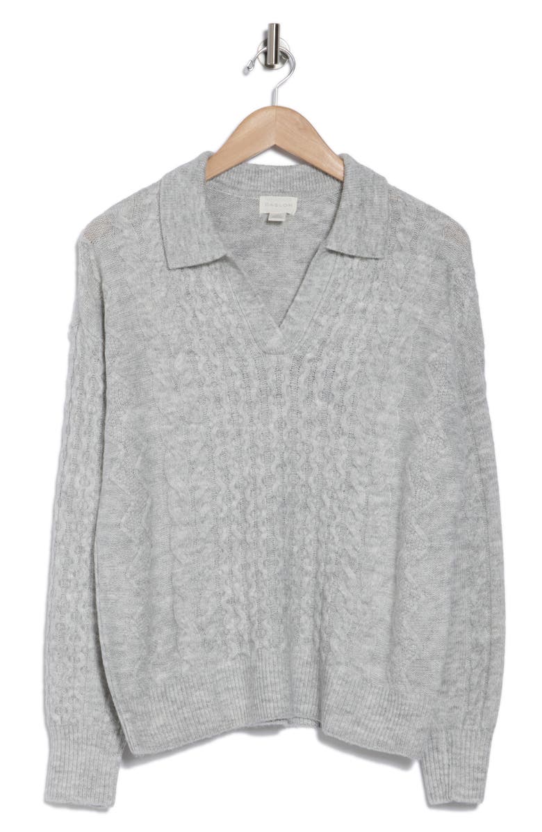 Caslon<sup>®</sup> Cable Stitch Sweater, Alternate, color, 