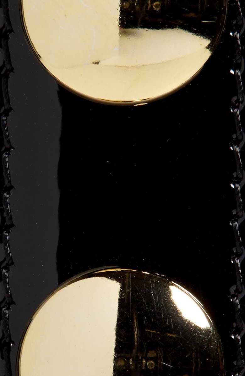 Khaite Benny Stud Belt, Alternate, color, Black 200