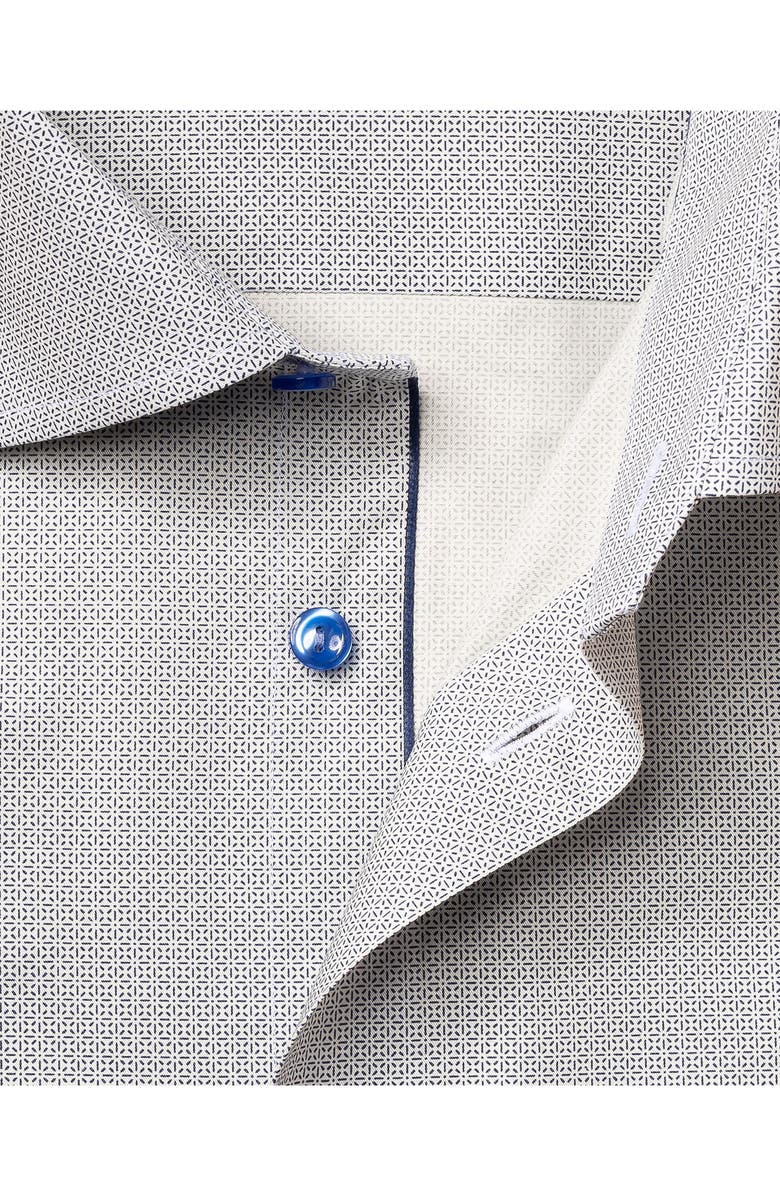 Eton Contemporary Medallion Print Cotton Dress Shirt, Alternate, color,