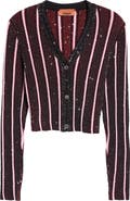 Missoni Rib Sequin Embellished Crop Cardigan