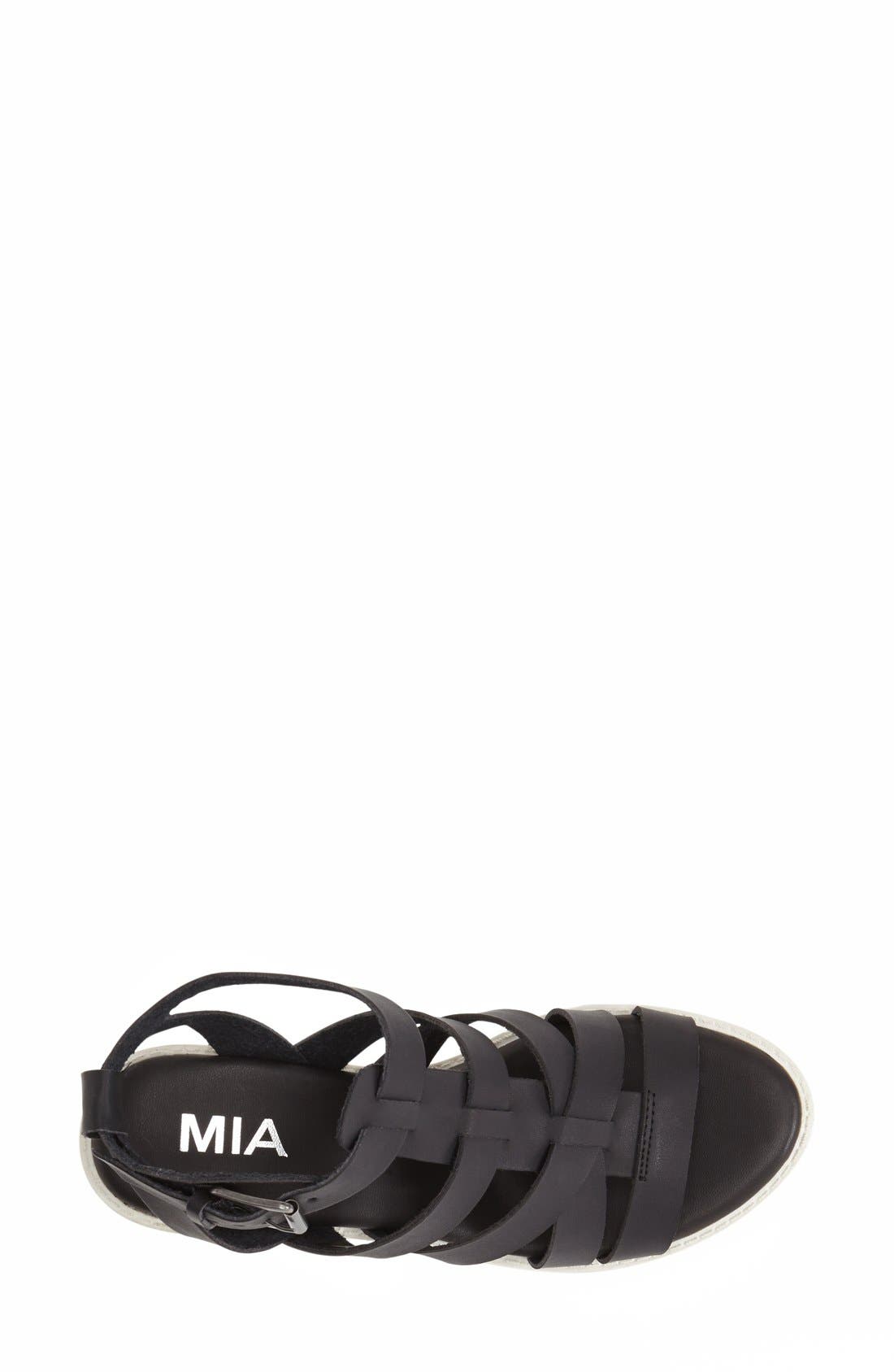 'Nadie' Sandal, Alternate, color, BLACK