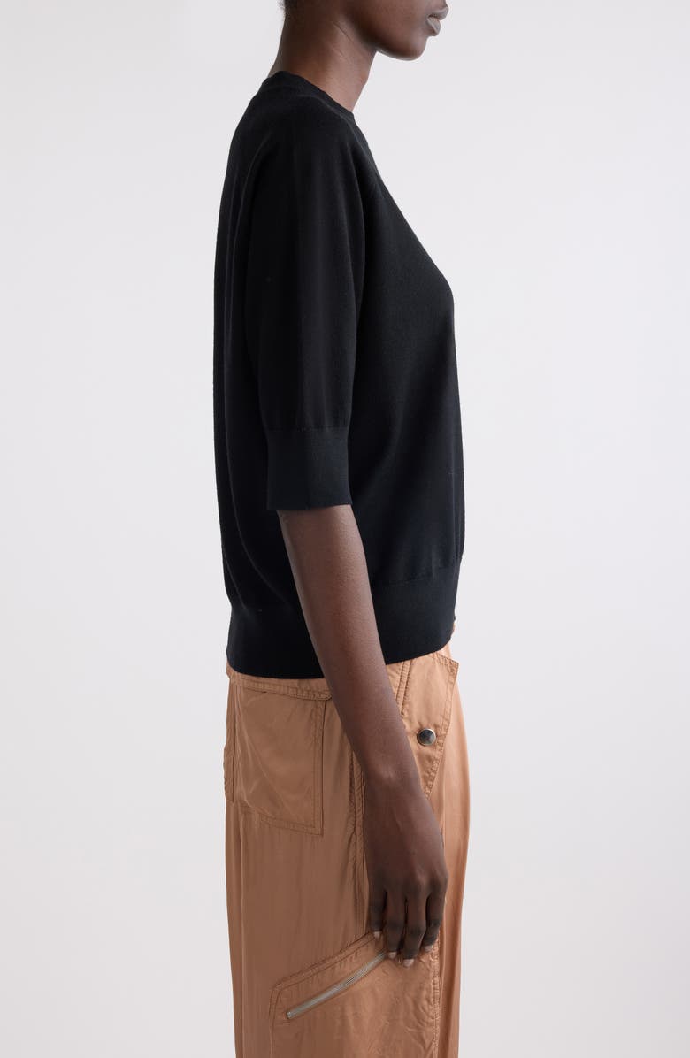 Dries Van Noten Tuan Merino Wool Sweater, Alternate, color, Black