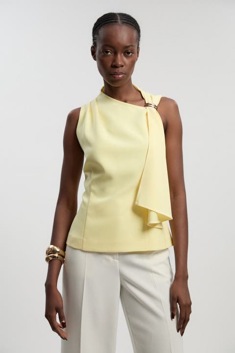 Tailored Drape Top