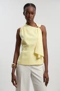 Karen Millen Tailored Drape Top