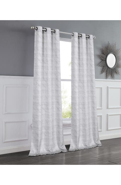Set of 2 Room Darkening Window Curtains