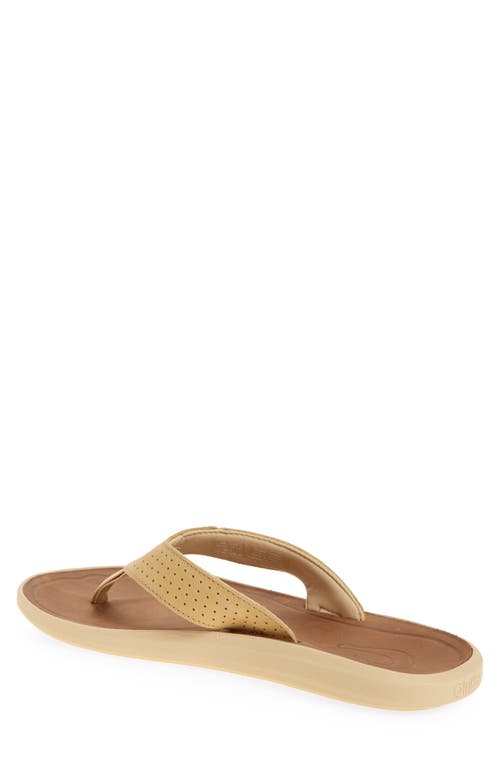 Olukai Pili Flip Flop In Toasted Coconut/tan