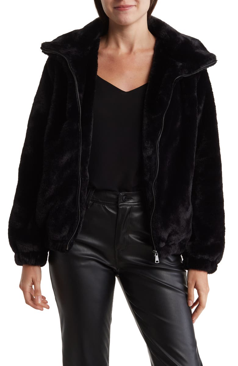 THE CASHMERE PROJECT Faux Fur Jacket, Main, color, 
