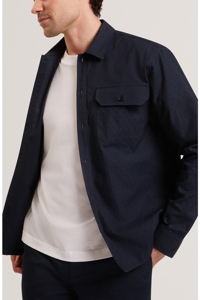 Levon Shirt Jacket, Alternate, color, NAVY
