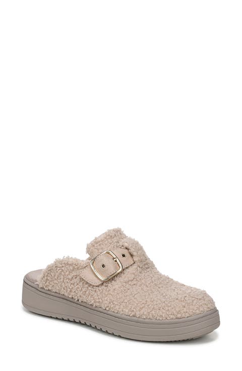 Vibe Cozy Faux Shearling Mule (Women)