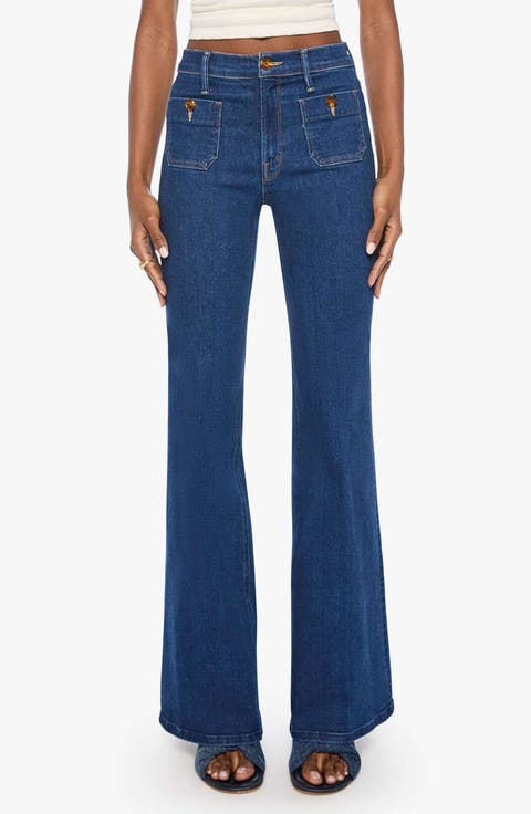 The Patch Pocket Doozy Flare Jeans