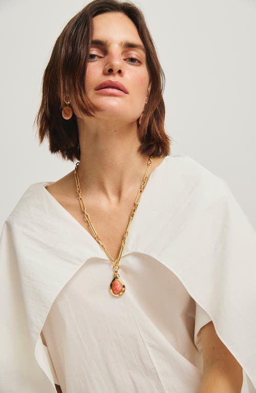Lizzie Fortunato Papaya Drop Earrings