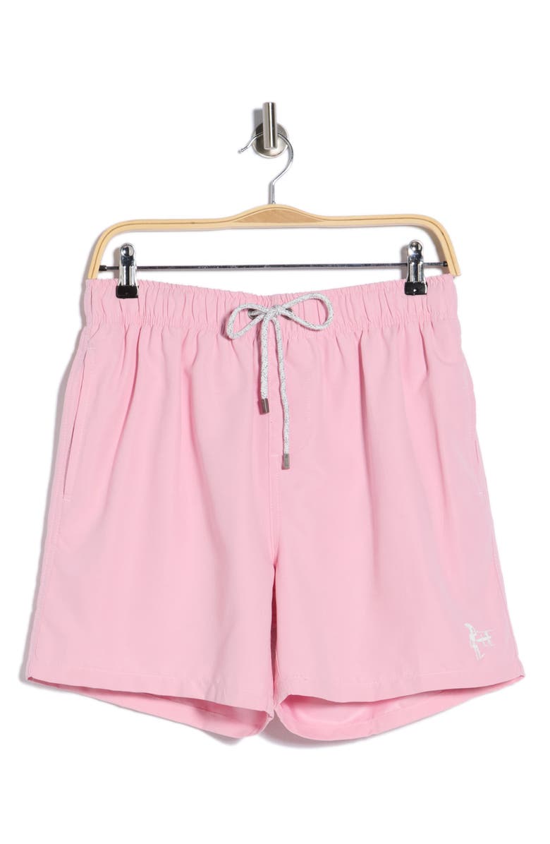 Vintage Summer Endless Solid Volley Swim Trunks, Main, color, Mauve