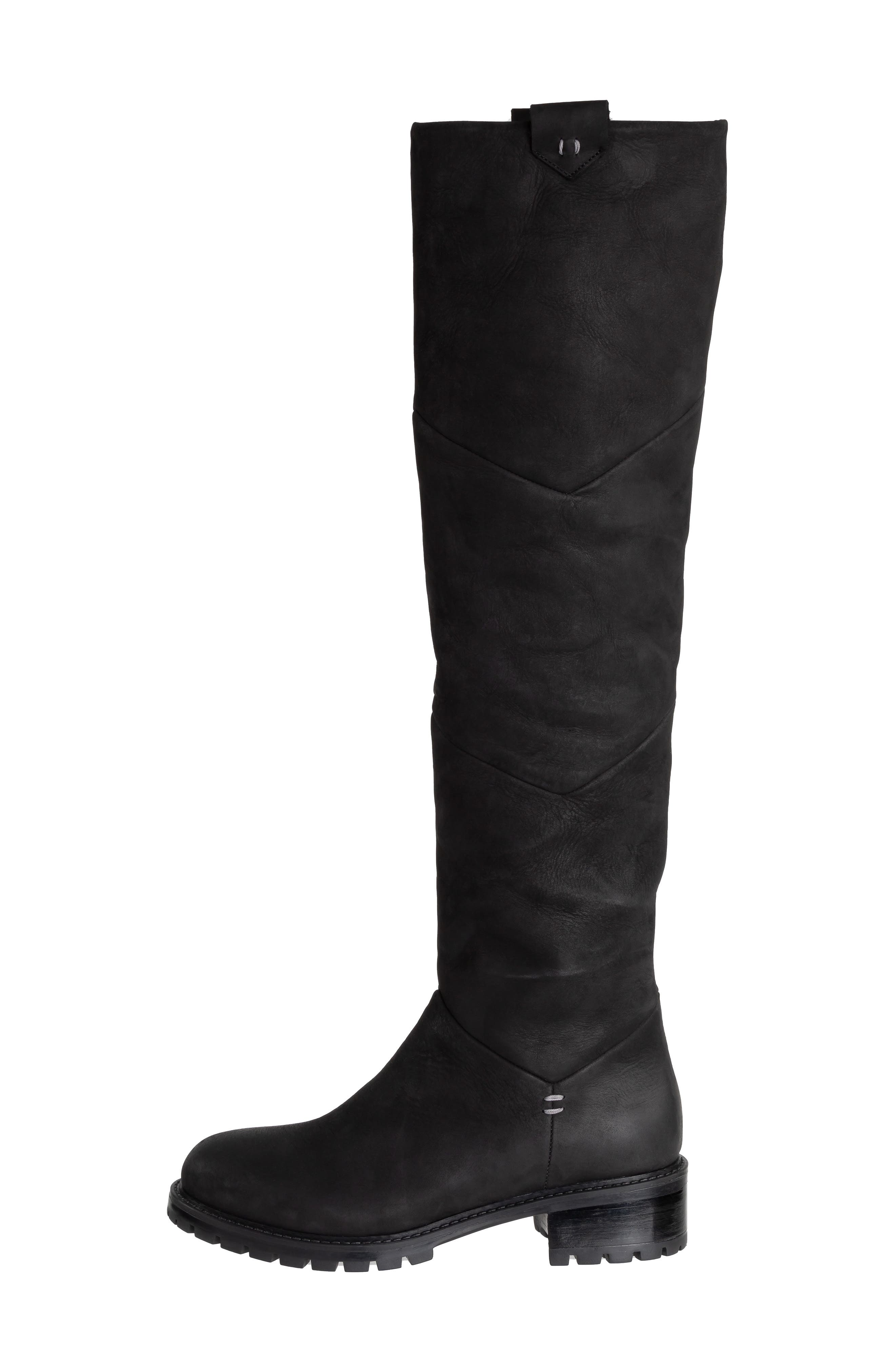 Ross & Snow Elena Weatherproof Genuine Shearling Lined Knee High Boot, Alternate, color, 