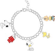 PEANUTS Snoopy, Woodstock, Charlie Brown Charm Bracelet