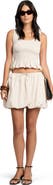 Onia Linen Peplum Top