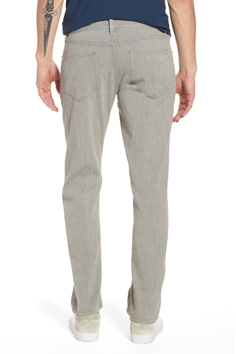 Straight Leg Five-Pocket Pants, Alternate, color, FOG PIGMENT