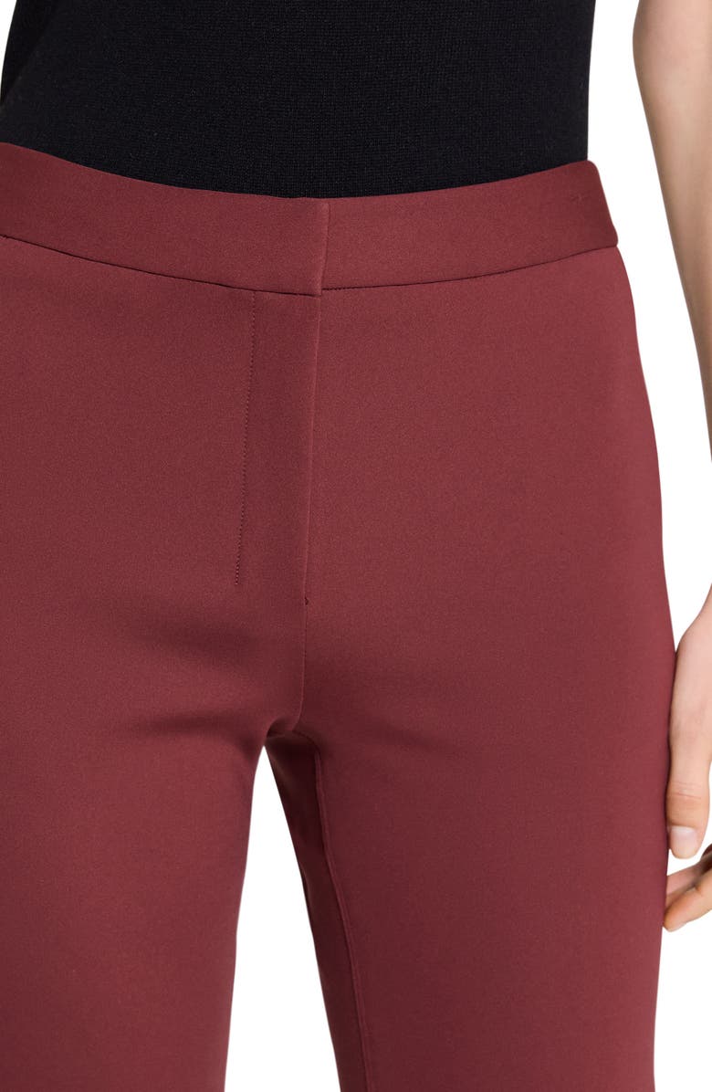 Theory Kick Ankle Pants, Alternate, color, Oxblood Red