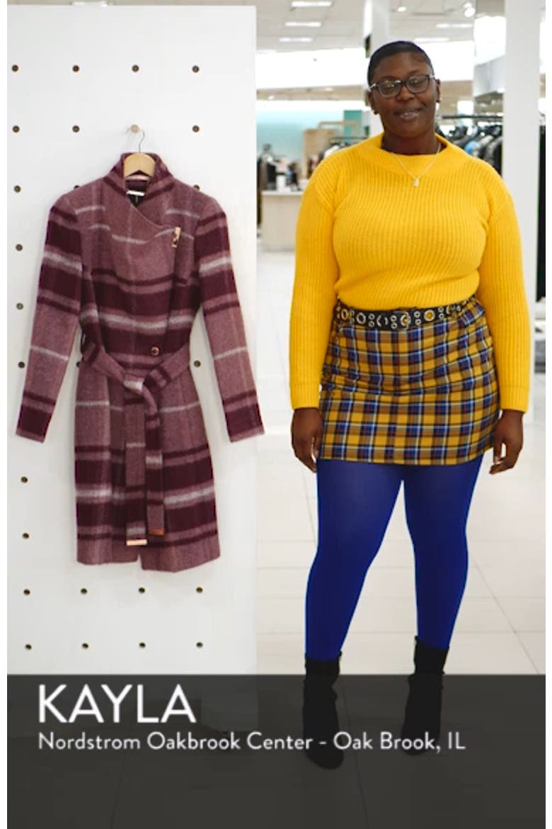 Check Wrap Coat video