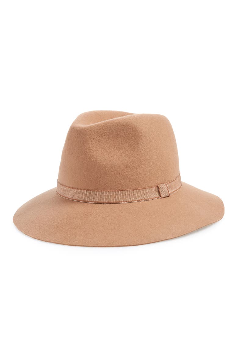 Felt Panama Hat, Main, color, CAMEL