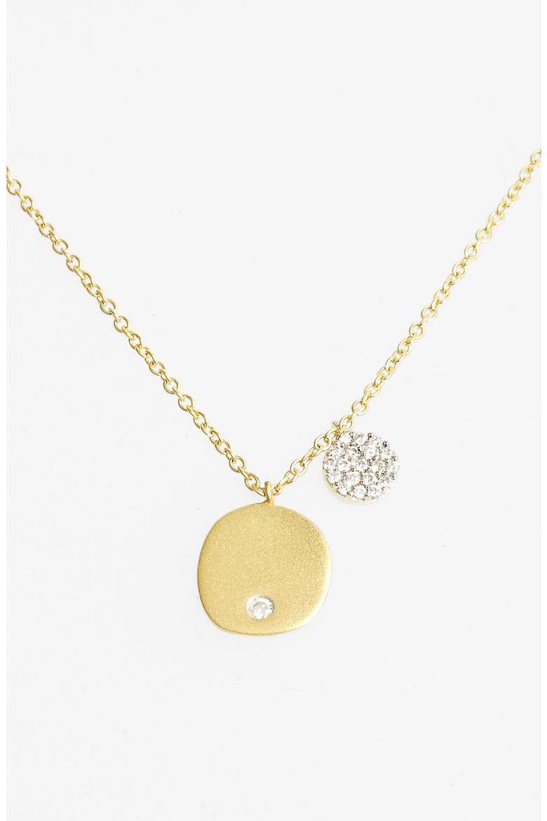 Charmed Diamond Pendant Necklace, Main, color, YELLOW GOLD