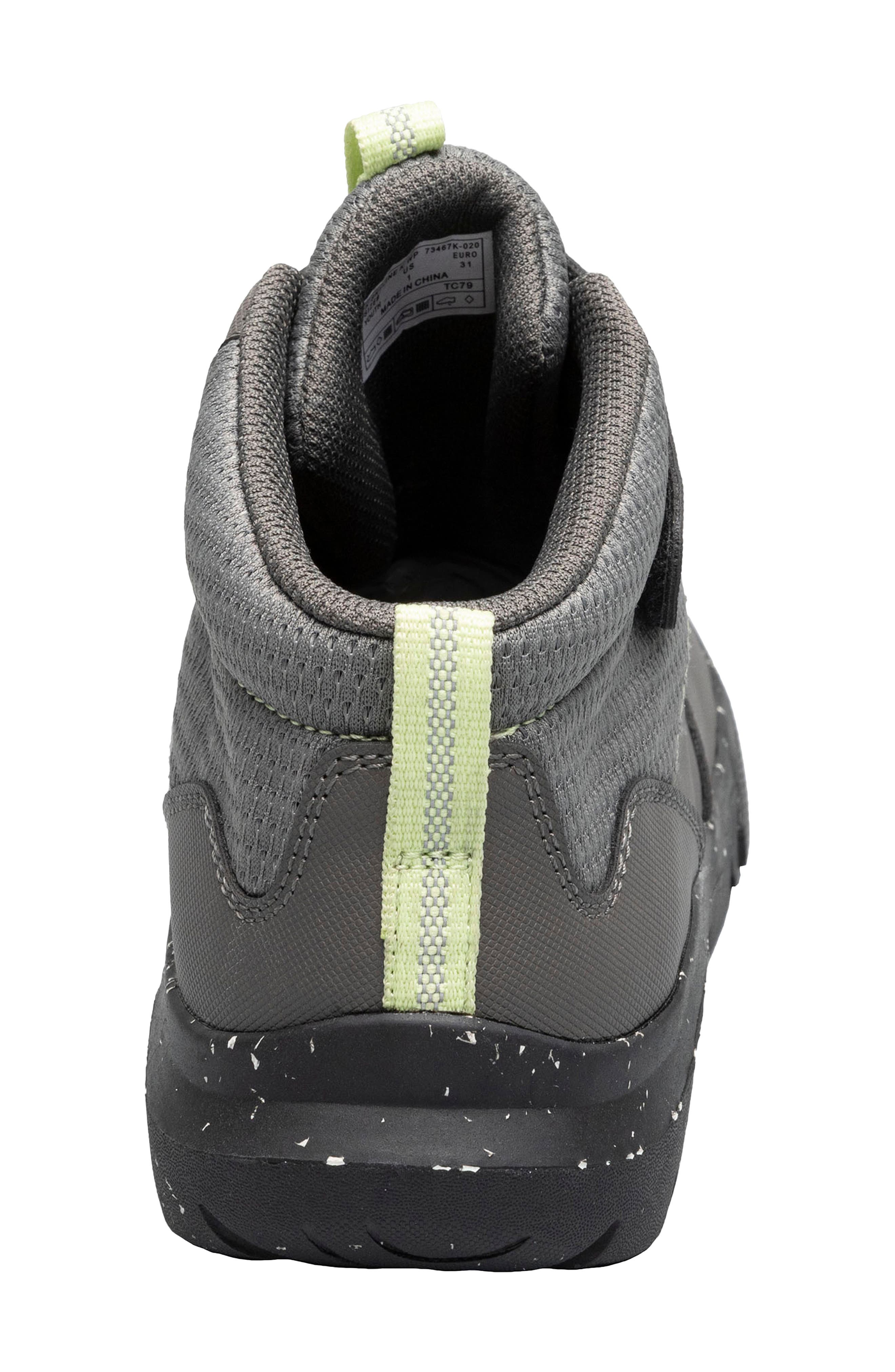 Bogs Kids' Skyline Kicker Waterproof High Top Top Sneaker, Alternate, color, Gray