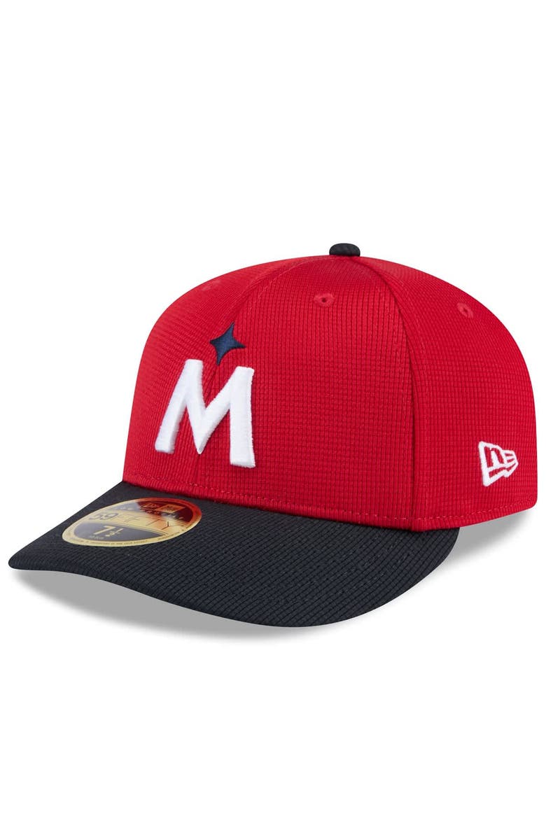 New Era Men's New Era  Red/Navy Minnesota Twins 2025 Spring Training Low Profile 59FIFTY Fitted Hat, Alternate, color, Red