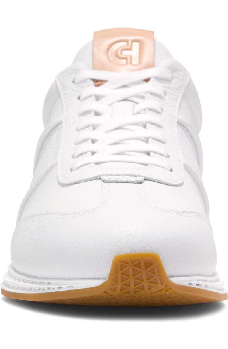 Cole Haan GrandPro LP SkyWeave Sneaker, Alternate, color, Optic White / Natural Vachetta