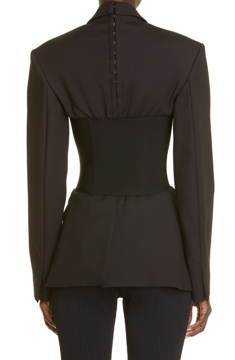 Dion Lee Corset Inset Blazer, Alternate, color, 