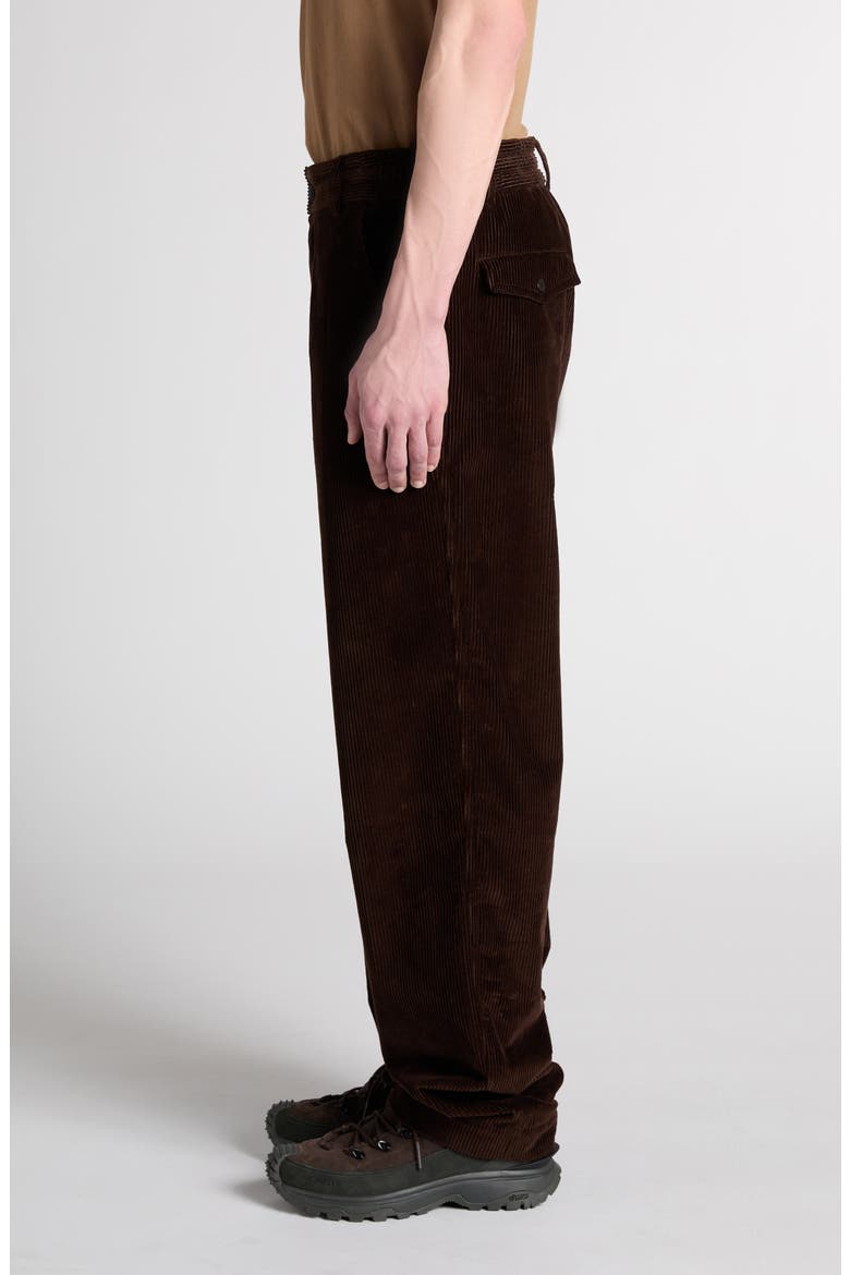 Straight Leg Corduroy Pants, Alternate, color, RAISIN