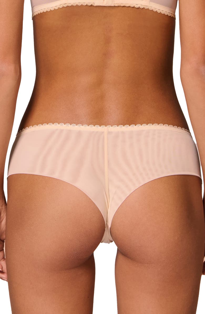 Simone Perele Allure Boyshorts, Alternate, color, Chic Beige