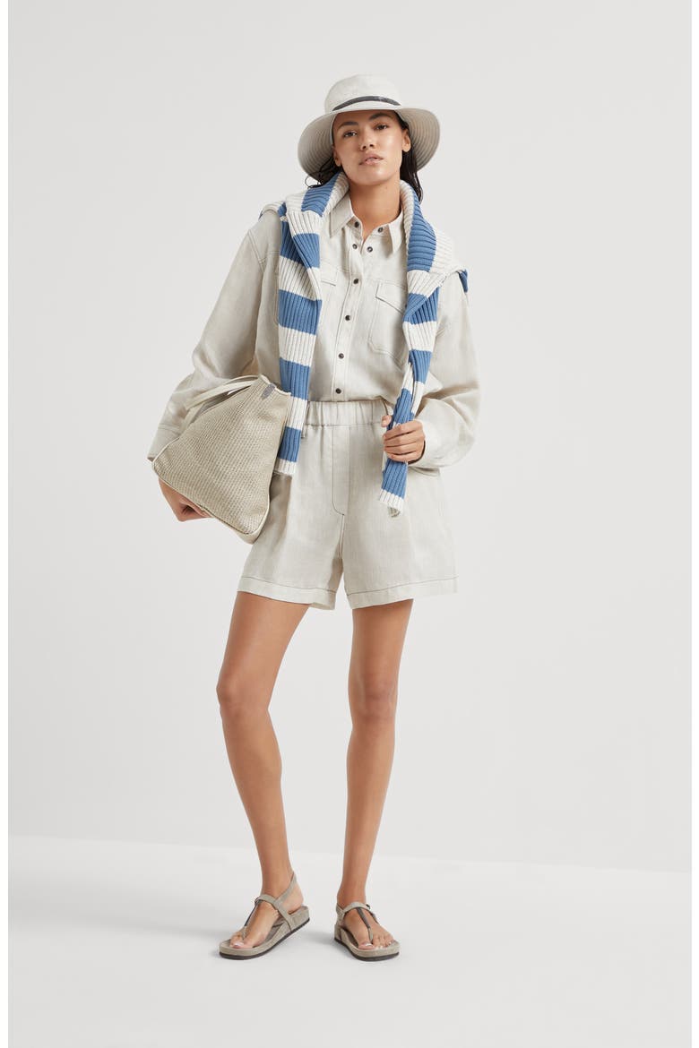 Five-pocket shorts, Alternate, color, Sand