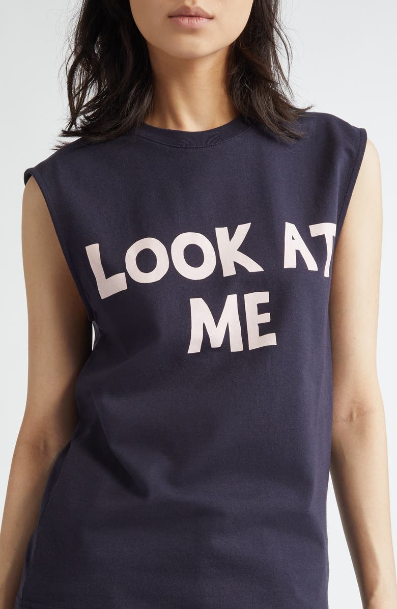 JW Anderson Look At Me Graphic Muscle Tee, Alternate, color, 