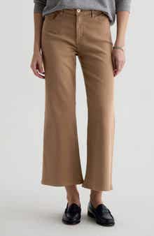 AG Saige Mid Rise Ankle Wide Leg Jeans