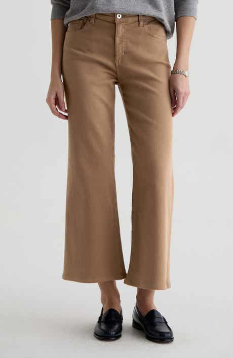 AG Saige Mid Rise Ankle Wide Leg Jeans