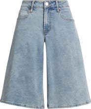 CITY BLUES Relaxed Denim Shorts