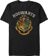 HARRY POTTER Men's Ravenclaw Line Art Crest Short Sleeve Graphic T-Shirt