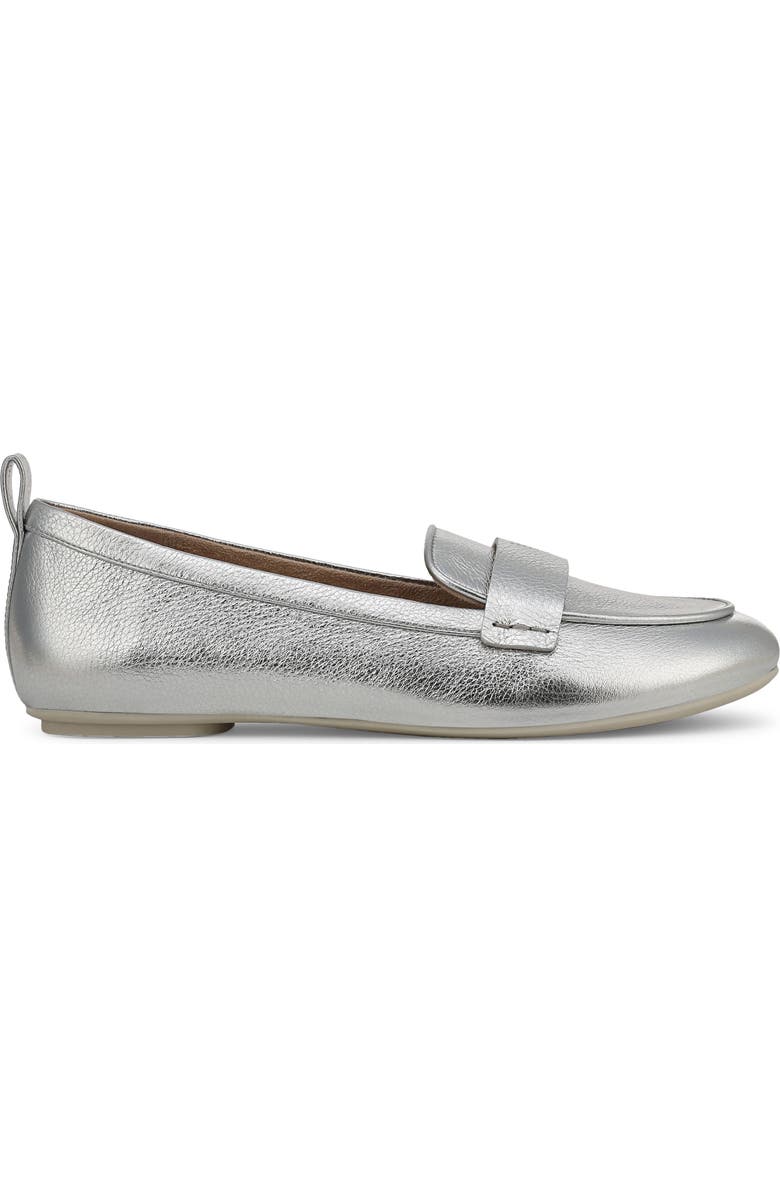 Vionic Tessa Flat, Alternate, color, Silver