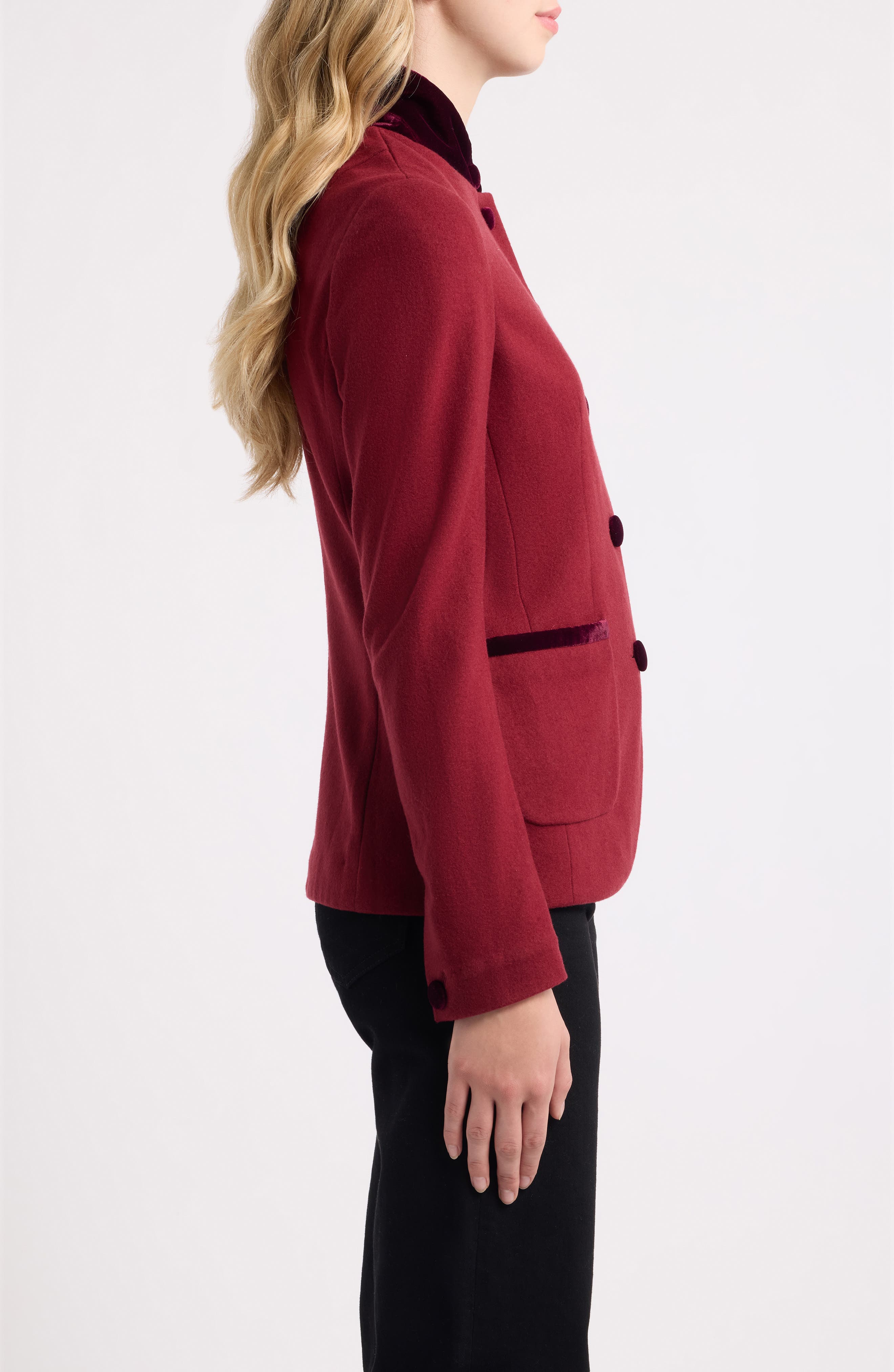 rag & bone Slade Embellished Wool Blazer (Women) | Nordstrom