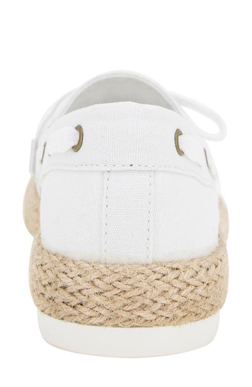 Esprit Netty Twill Slip-on Sneaker In White