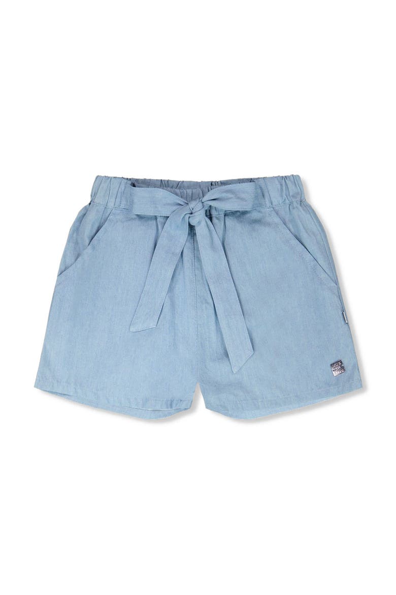 Relaxed Fit Chambray Shorts, Main, color, Blue Chambray