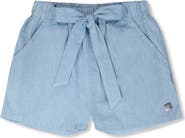 Deux par Deux Relaxed Fit Chambray Shorts