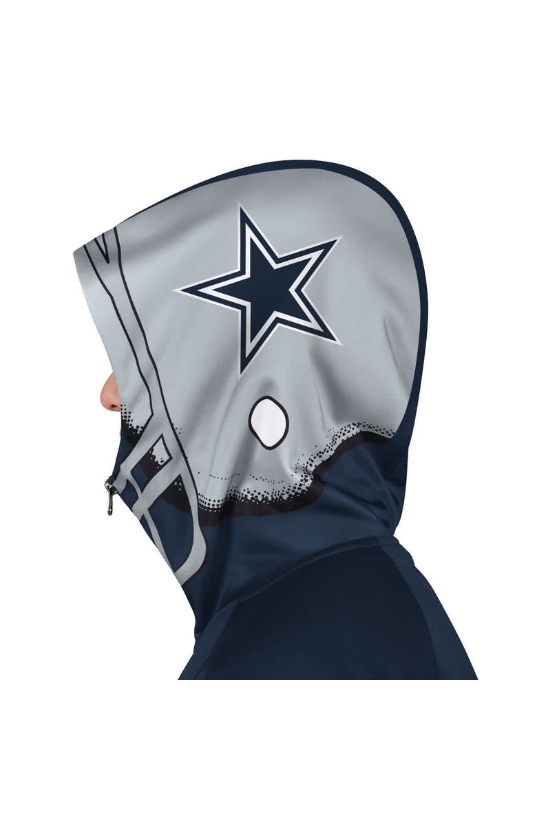 Pro Player Men's Pro Player Navy/Gray Dallas Cowboys Helmet Full-Zip Hooded Track Jacket, Alternate, color, Navy