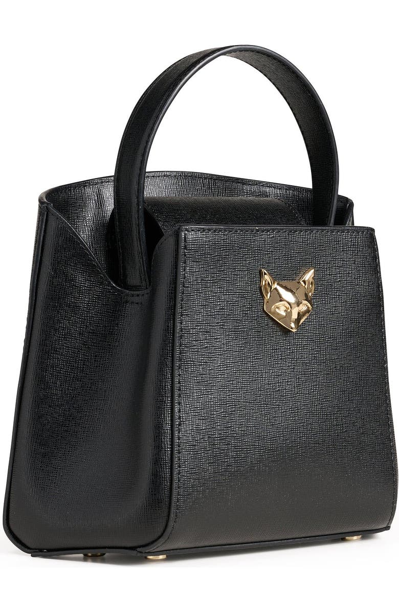 DESERI Rosa Mini Handbag, Alternate, color, Black